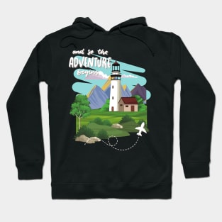 Adventure is my therapy Adventure Explore the world travel lover summer spring Hoodie